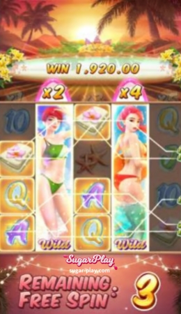 PG Bikini Paradise Slot Game Big Winner