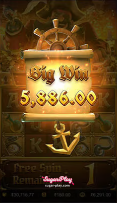 PG Captains Bounty Slot Game Big Winner