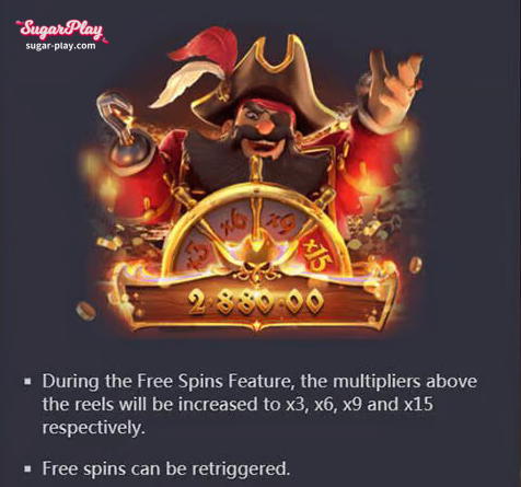 Kung lalabas ang tatlong simbolo ng scatter kahit saan sa mga reel, iti-trigger mo ang tampok na Free Spins at makakatanggap ng 10