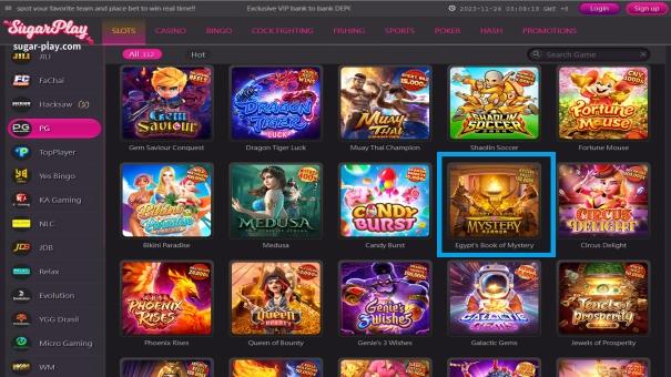 Sigurado! Nag-aalok ang Sugarplay Online Casino ng real money game mode na maaaring laruin ng lahat ng